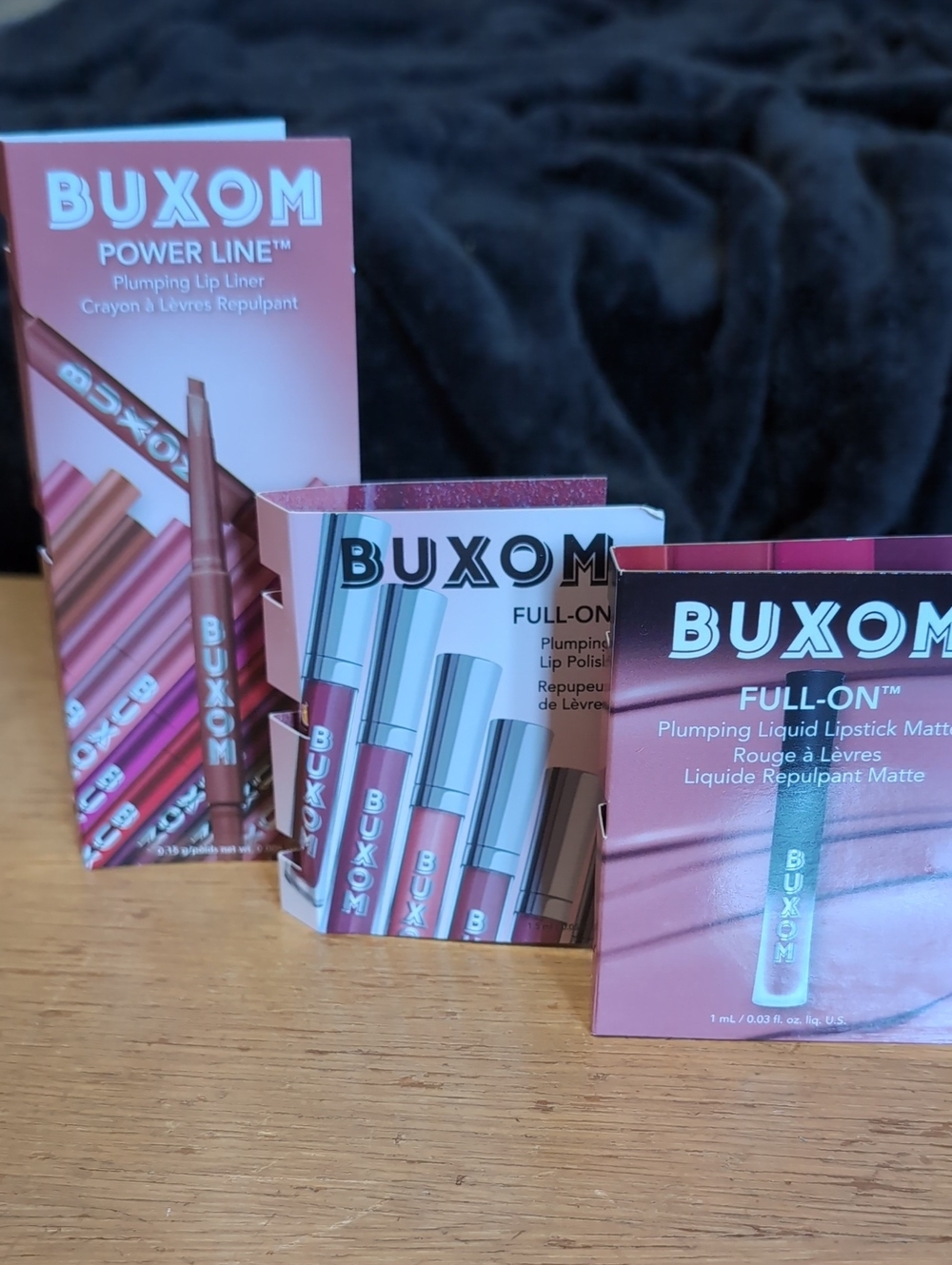 Buxom Full-On & Power Line Lip Set — Rose and Mauve Shades